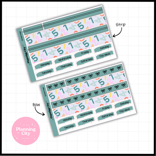 School Days 3.0 Foiled Washi & Date Covers Add on