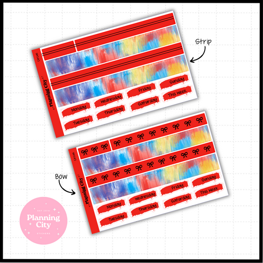 Circus Foiled Washi & Date Covers Add on