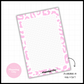 Light Pink Leopard Notepad