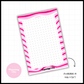 Pink Swirl Notepad