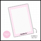 Red & Pink Dotted Notepad