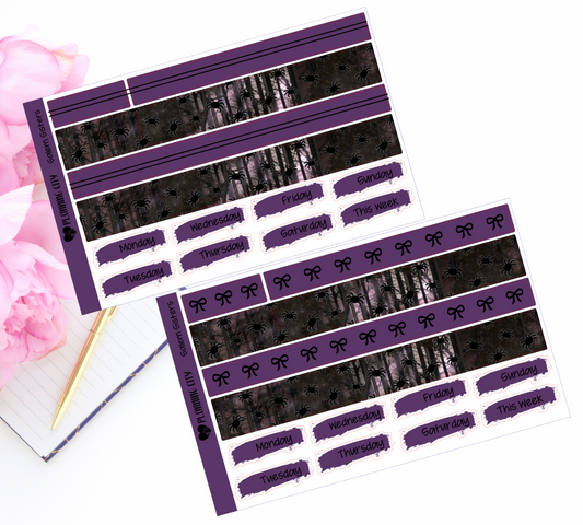 Salem Sisters Foiled Washi & Date Covers Add on