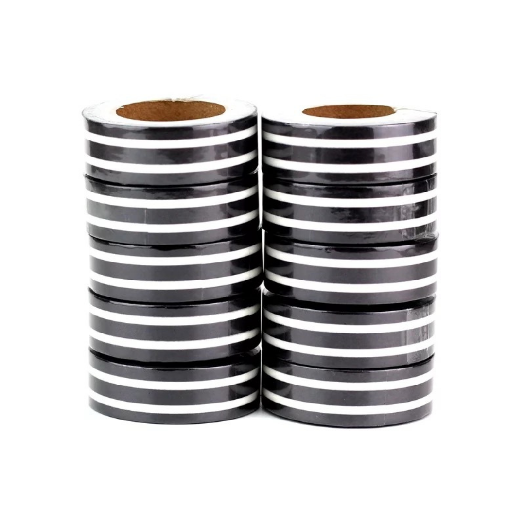 Black Strip Washi Tape