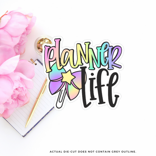 Planner Life II Vinyl Die Cut Sticker