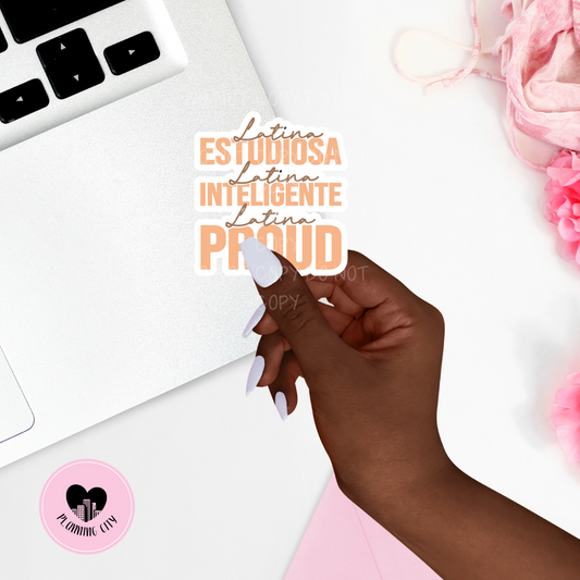 Latina Proud II Vinyl Die Cut Sticker