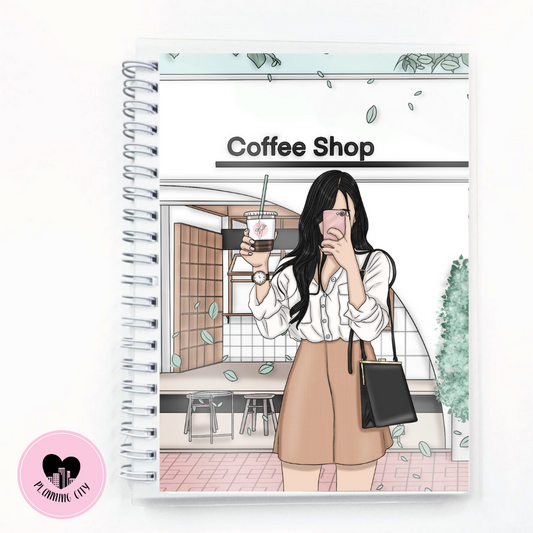 Coffee Shop Reusable Sticker Book