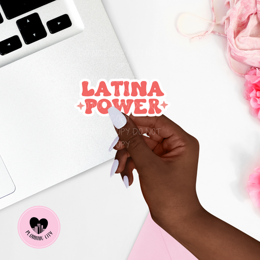 Latina Power II Vinyl Die Cut Sticker